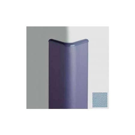 Pawling Surface Mounted Corner Guard Bullnose 90Deg, 3'' Wings, 4'H W/Caps, BL Fog CG-30-4-369